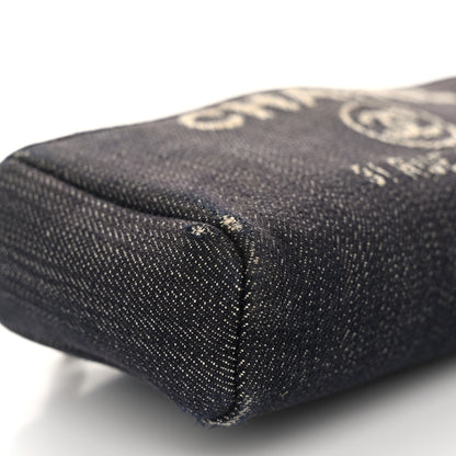Chanel Canvas Deauville Phone Holder Crossbody Dark Blue 10 of 14
