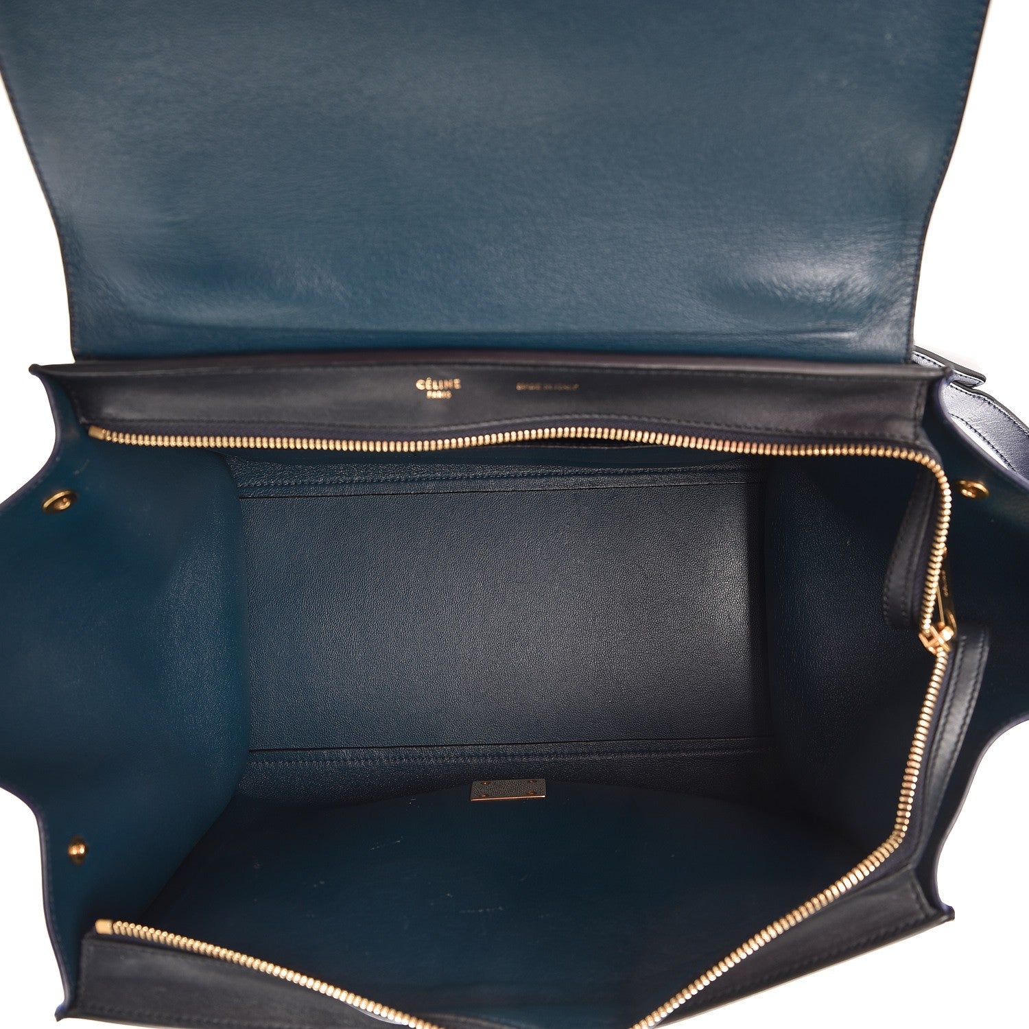 Celine Smooth Calfskin Medium Tri-Color Trapeze Ink 7 of 21