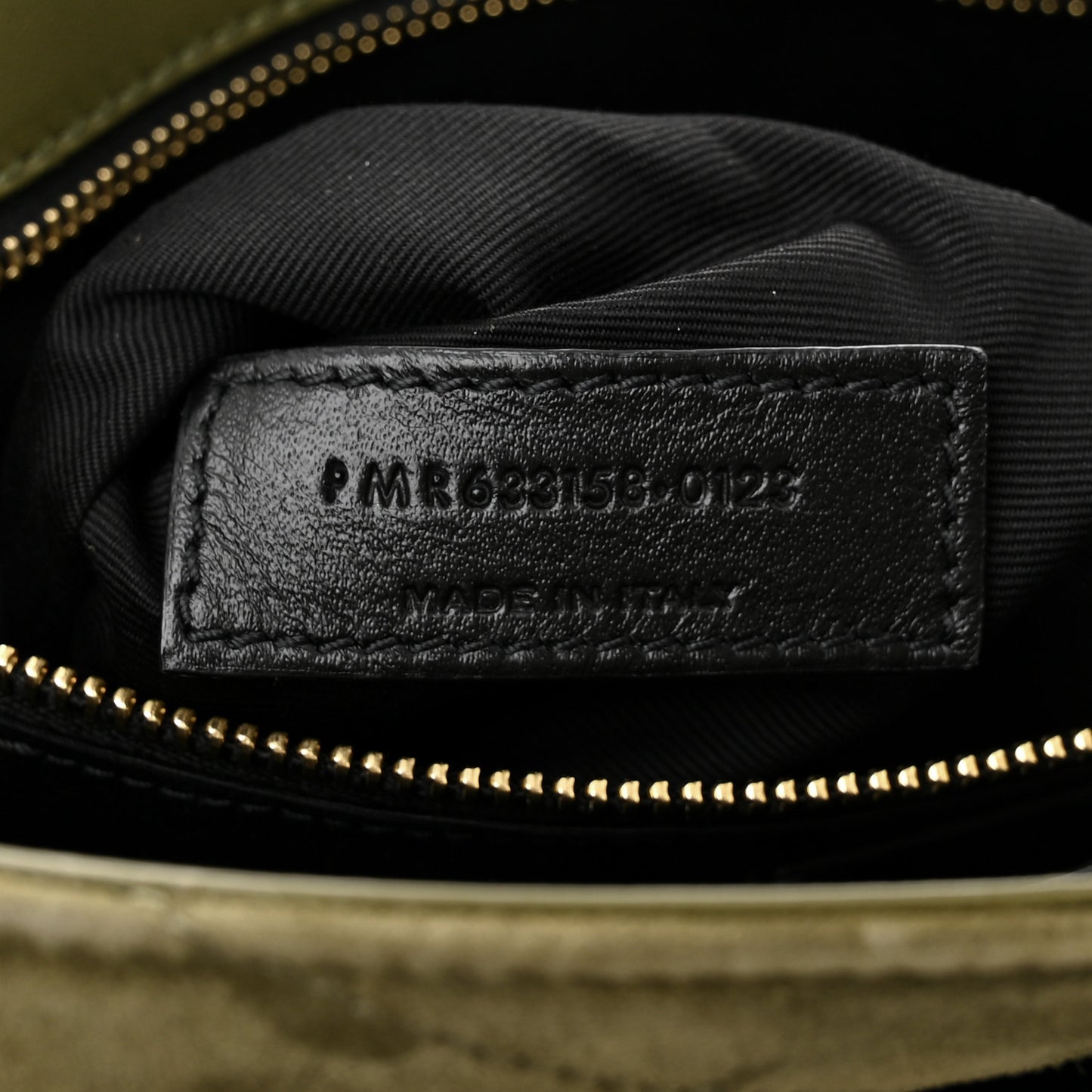Suede Monogram Medium Niki Chain Satchel Loden Green