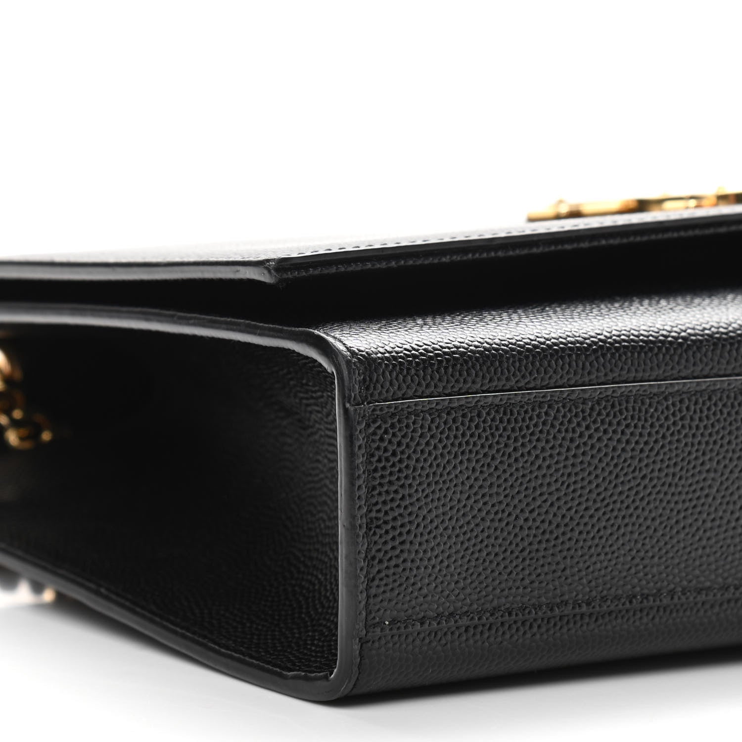 Saint Laurent Grain De Poudre Star Monogram Kate Satchel Black 8 of 9
