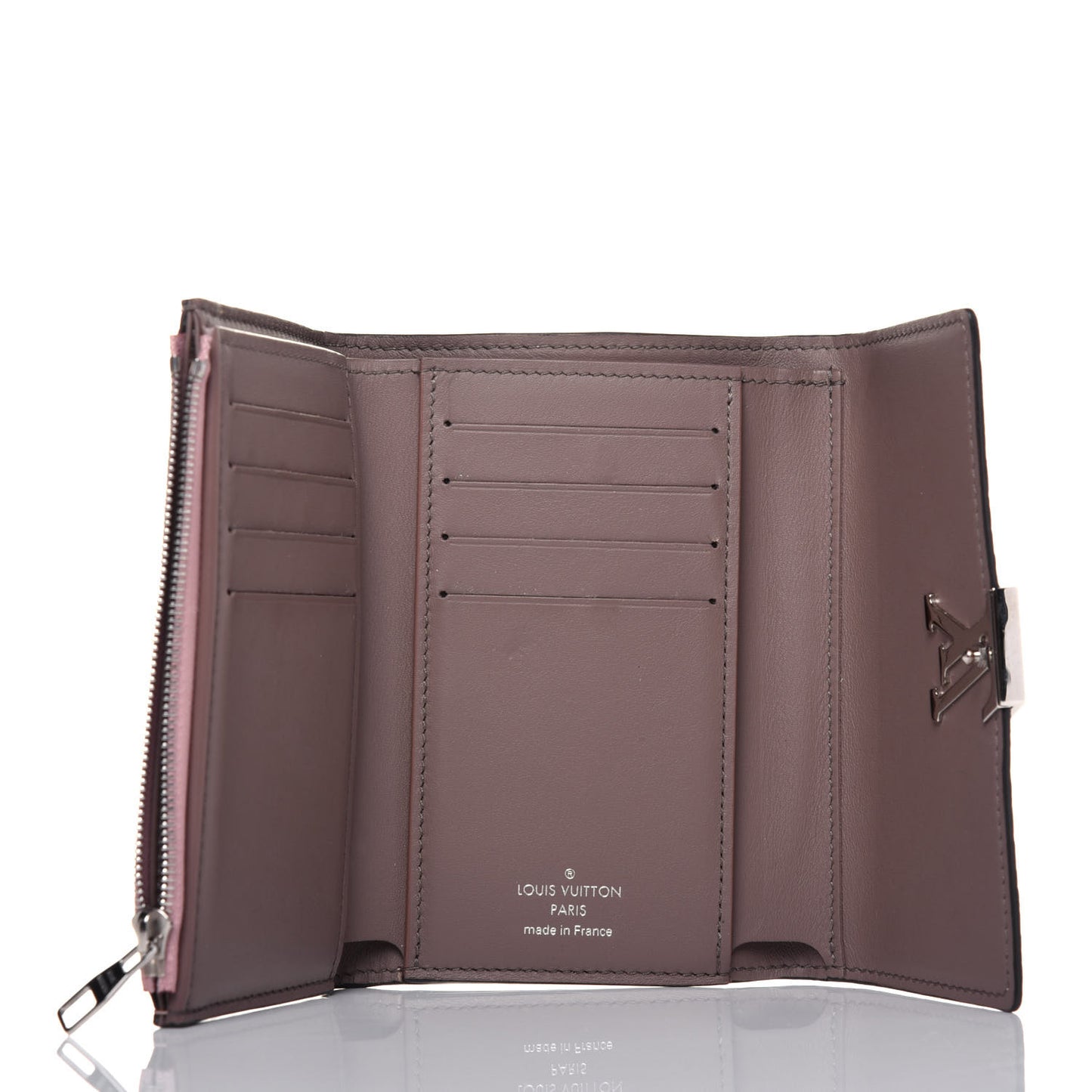 Taurillon Capucines Compact Wallet Magnolia