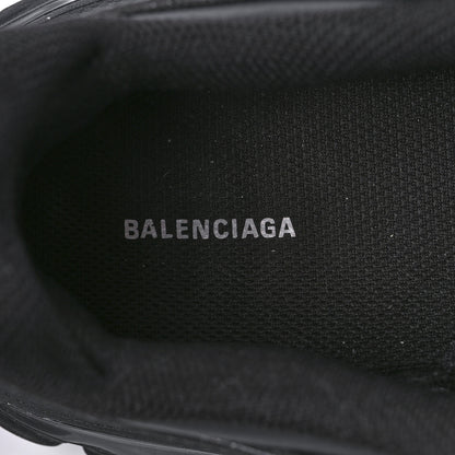 Balenciaga Rubber Mesh Monocolor Clear Sole Womens Track.2 Open Sneakers 38 Black 8 of 8