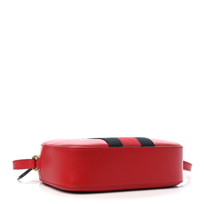 Gucci Calfskin Web Small Webby Bee Shoulder Bag Red 4 of 9