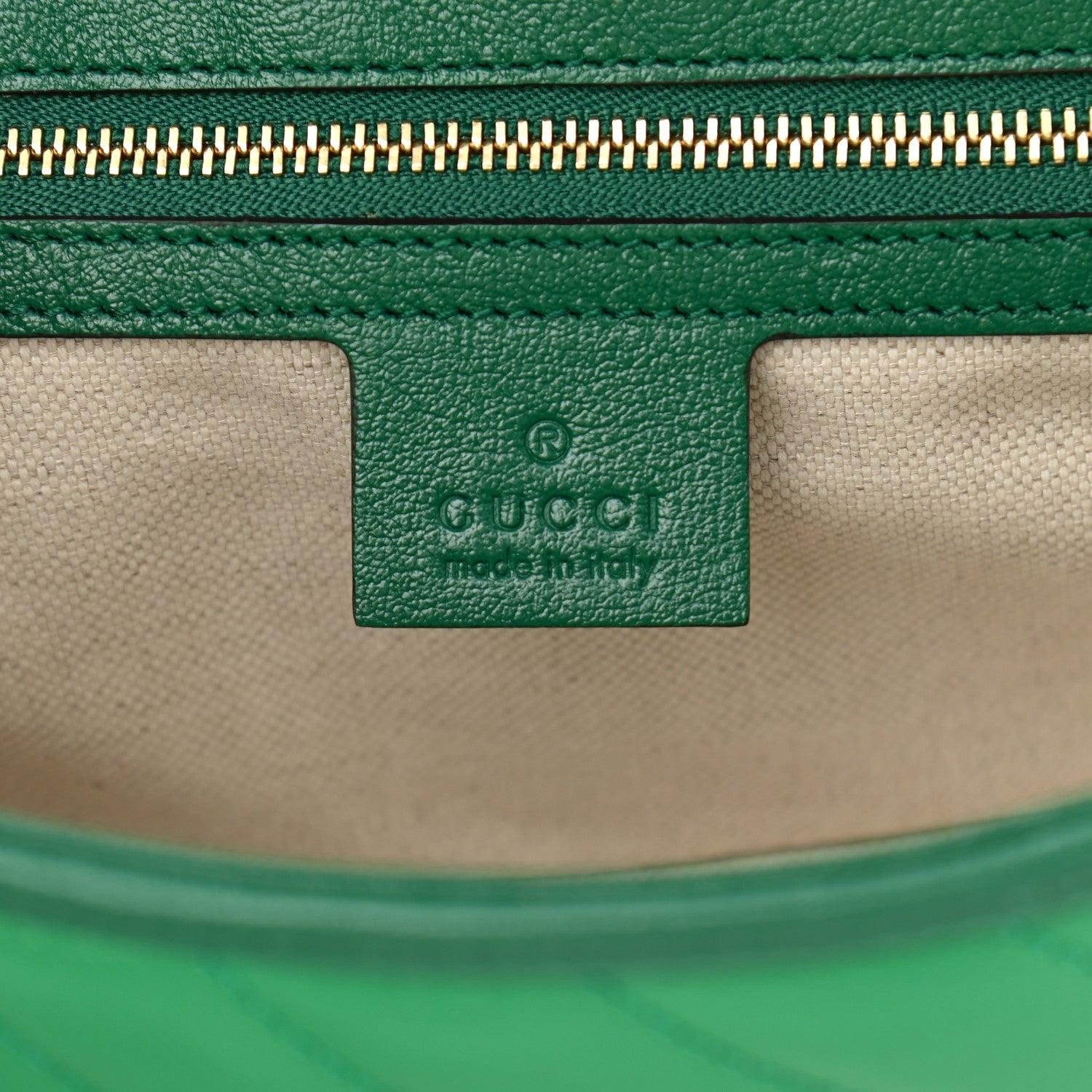 Gucci Azalea Calfskin Enamel Matelasse Diagonal Small Torchon GG Marmont Shoulder Bag New Shamarock Emerald 6 of 11