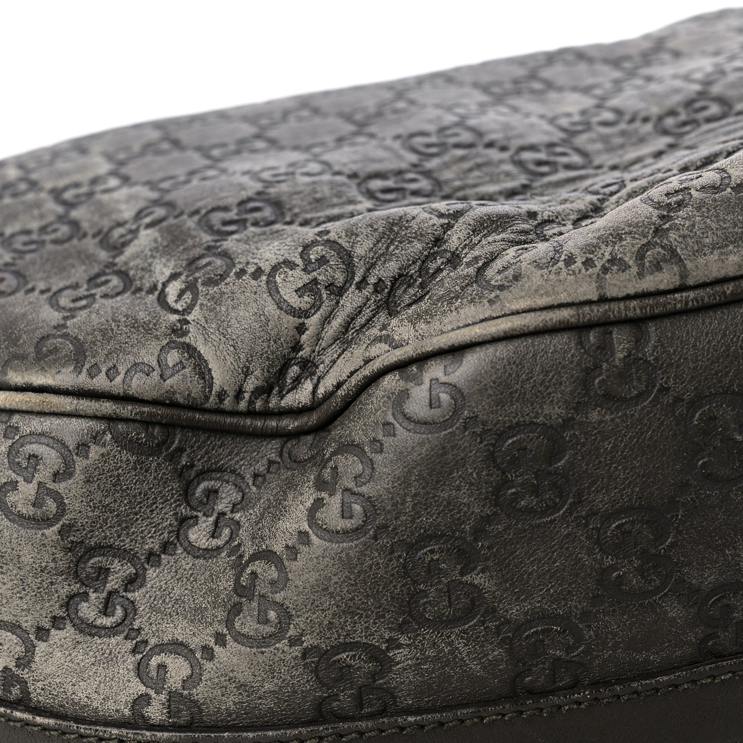 Guccissima Large GG Twins Hobo Olive Green