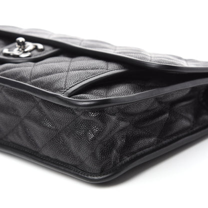 Chanel Caviar Quilted Large French Riviera Flap Black 7 of 10