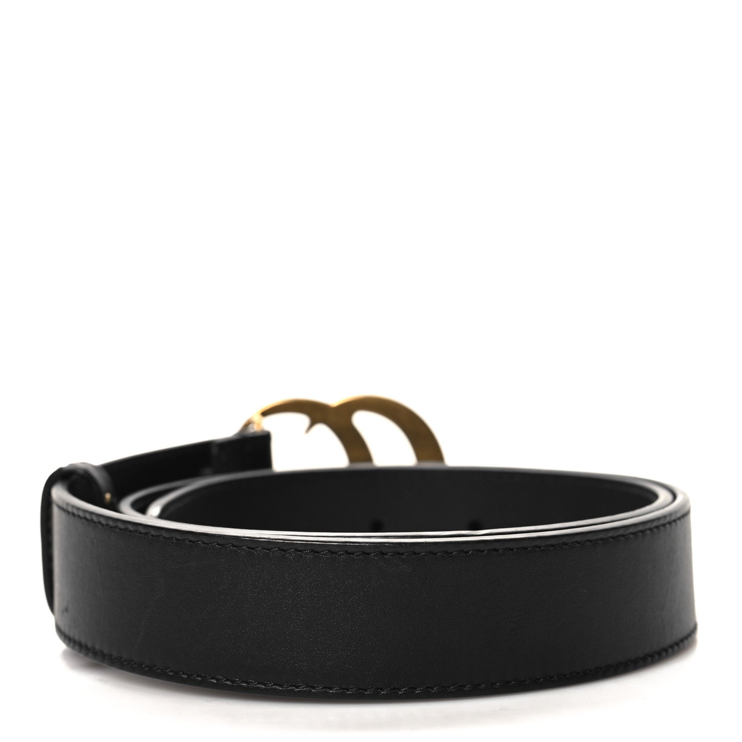 Gucci Moon Calfskin Double G 30mm Belt 75 30 Black 2 of 6