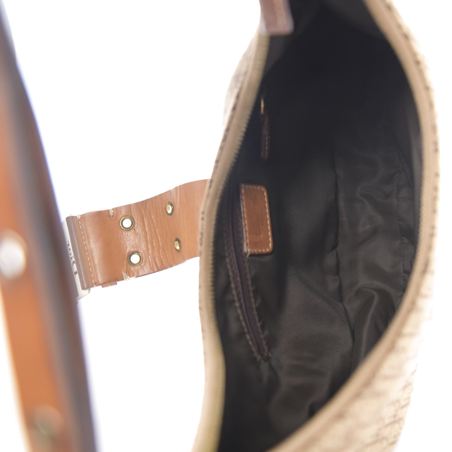 Christian Dior Monogram Street Chic Hobo Beige 4 of 9