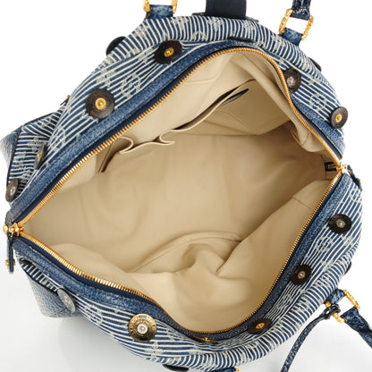Louis Vuitton Denim Polka Dot Trunks and Bags Bowly 5 of 8