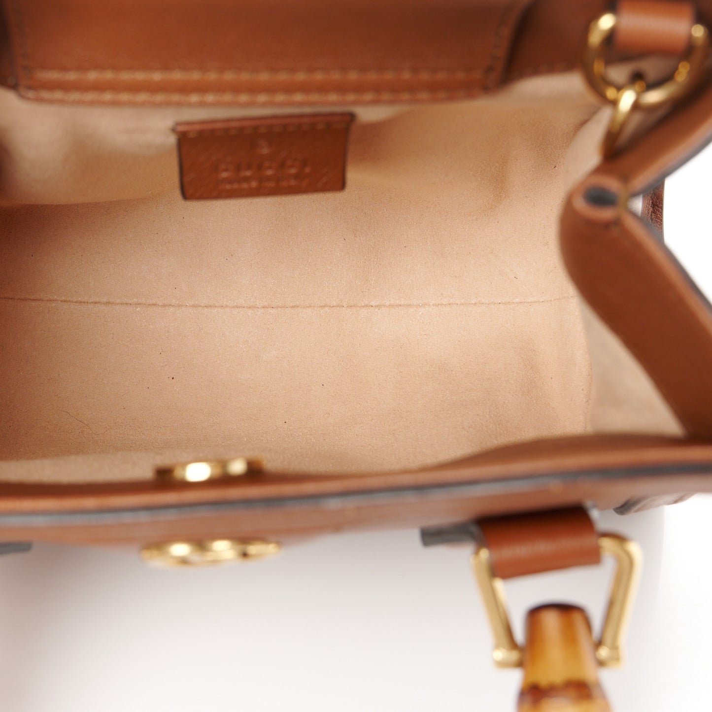 Wonka Grain Calfskin Mini Diana Tote Bag Cuir