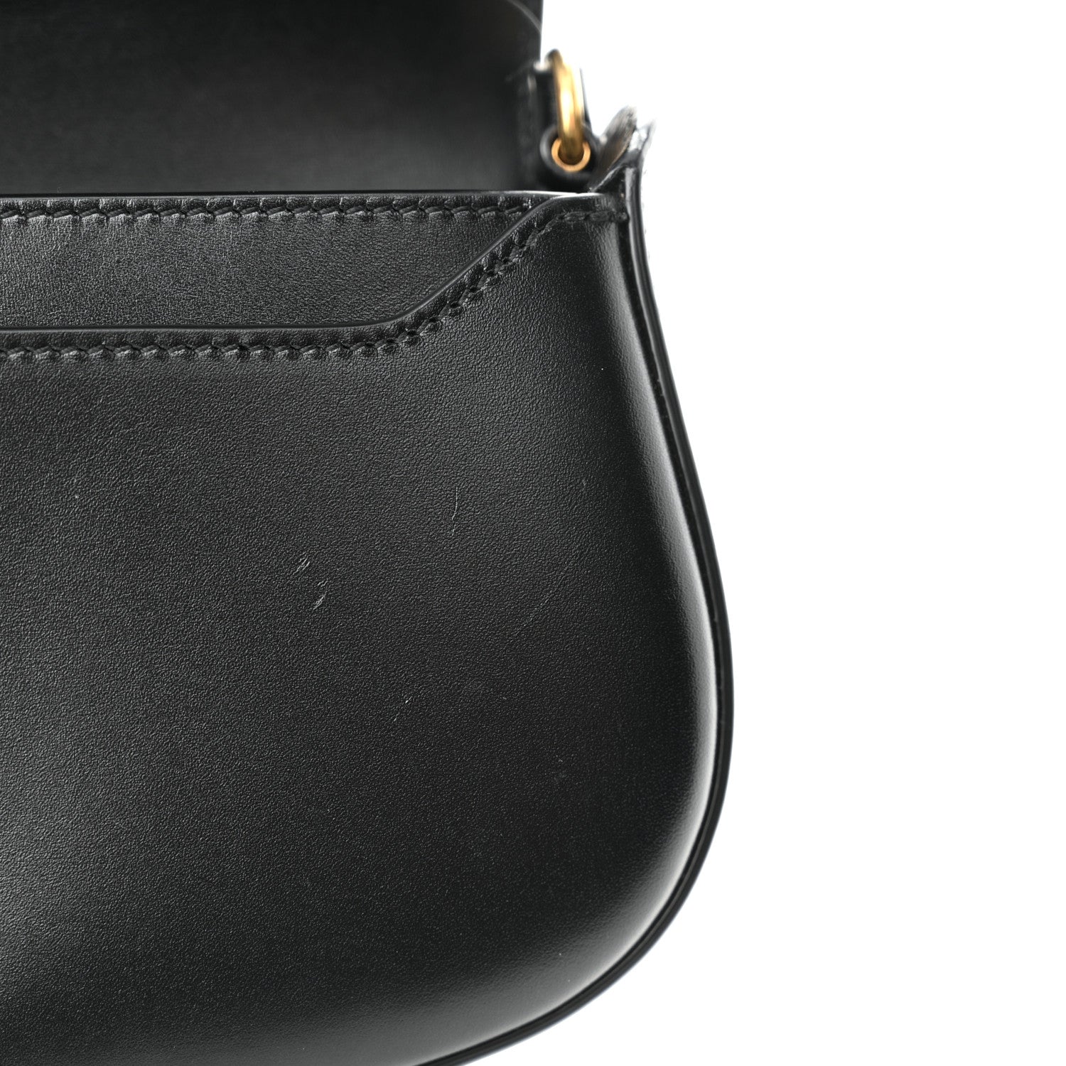 Saint Laurent Calfskin Mini Voltaire Shoulder Bag Black 12 of 15