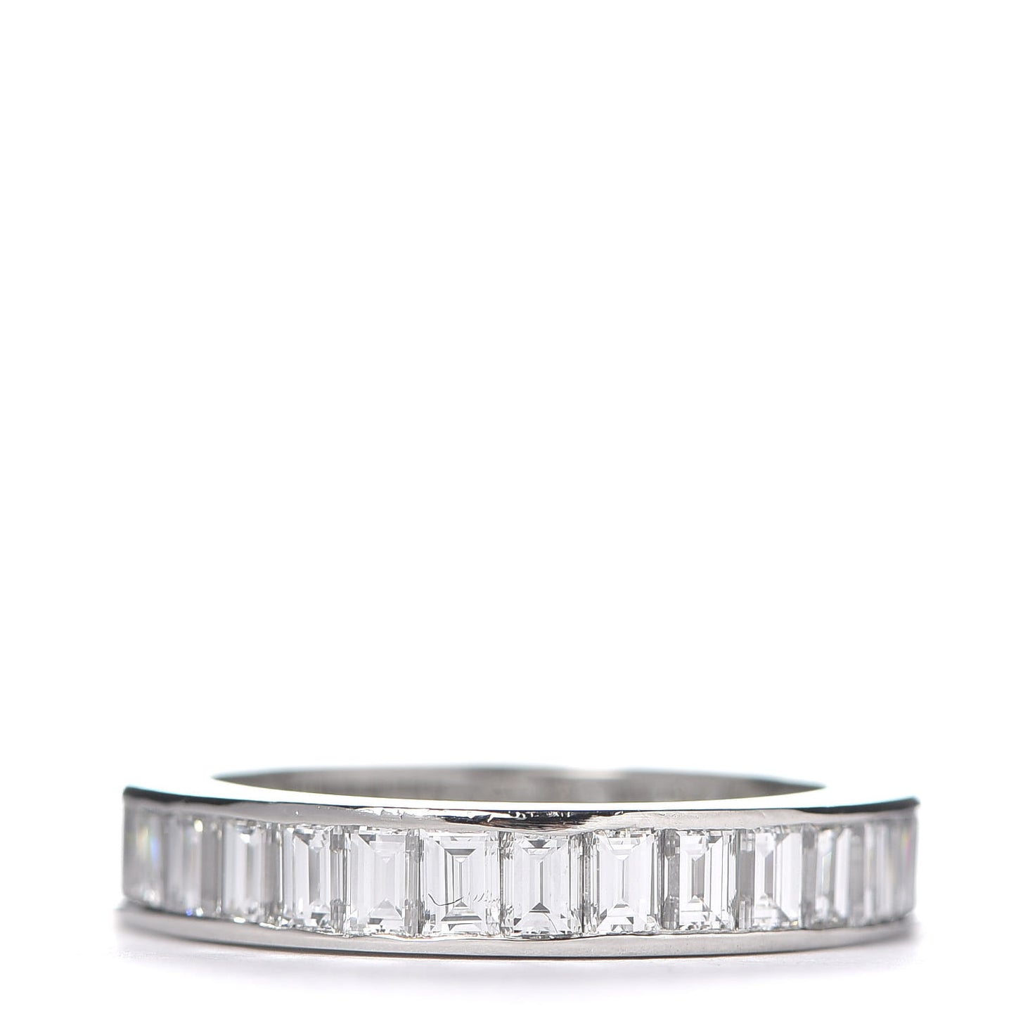 Platinum Diamond 3mm Channel-Set Eternity Band Ring 51 5.75