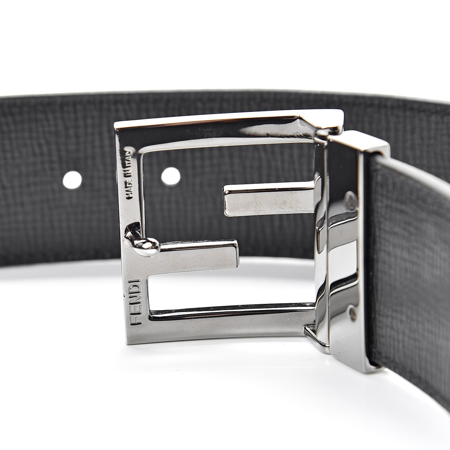 Fendi Zucca Spalmati FF Buckle Belt 100 40 Black 3 of 3