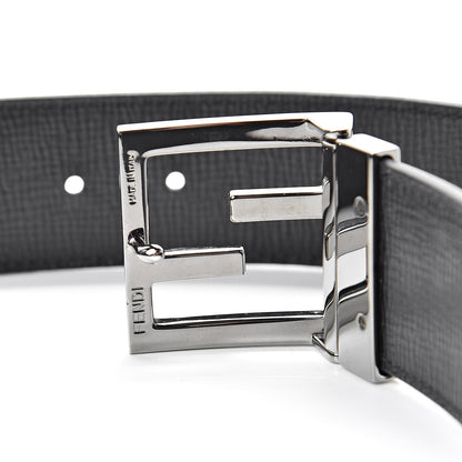 Fendi Zucca Spalmati FF Buckle Belt 100 40 Black 3 of 3