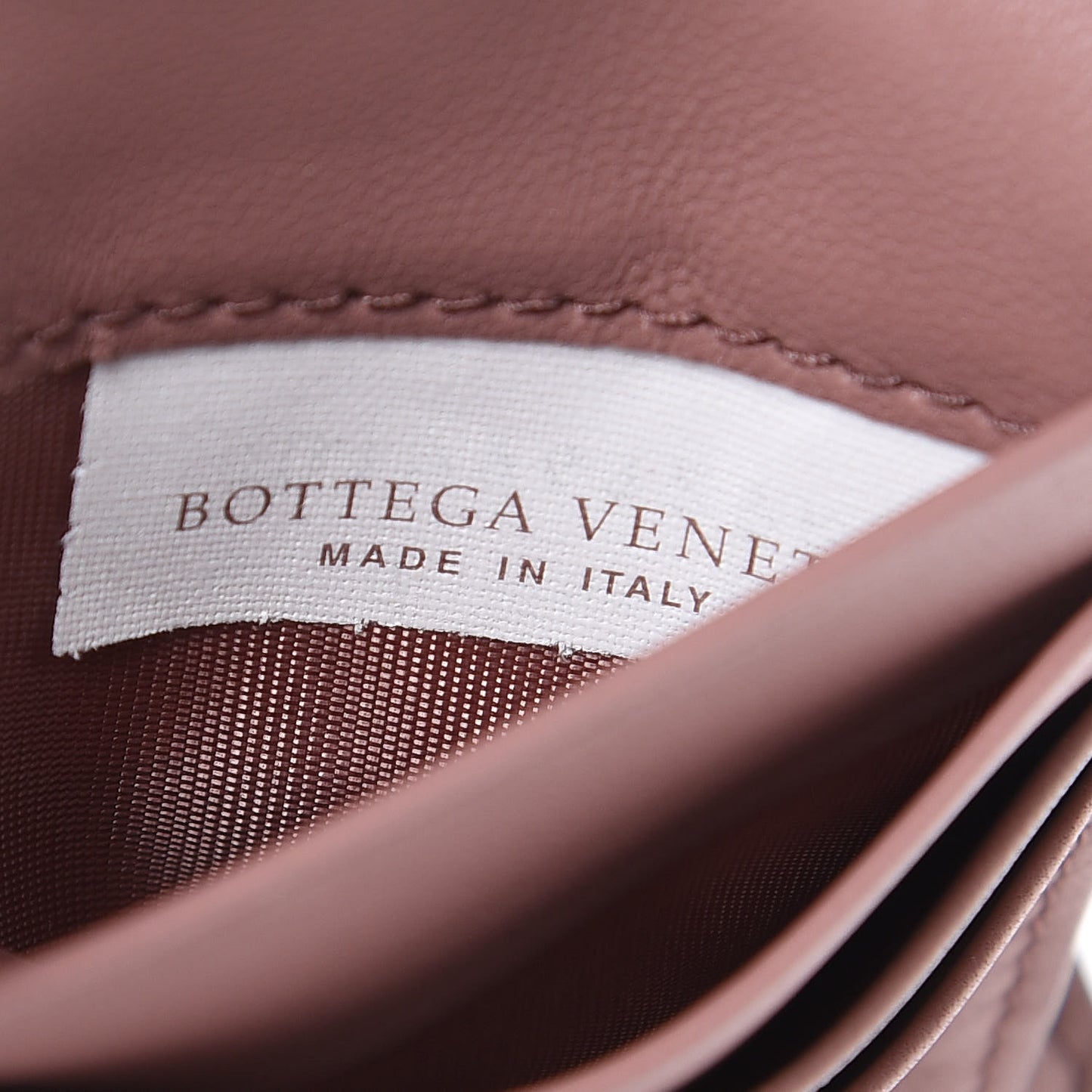 Nappa Intrecciato French Wallet Deco Rose