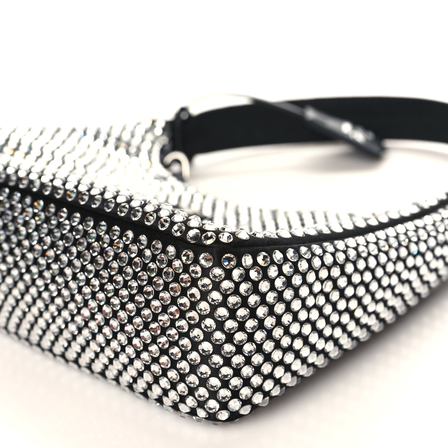 Satin Crystal Mini Re-Edition 2000 Bag Cristal