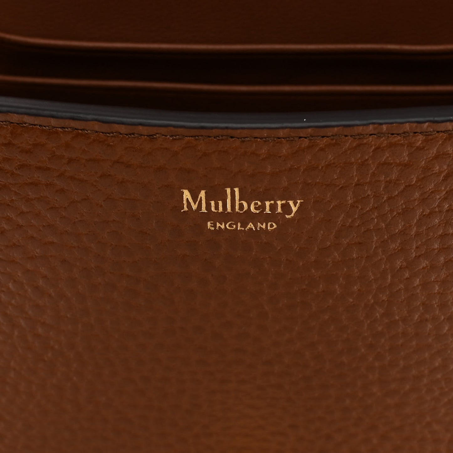 Classic Grained Calfskin Small Darley Satchel Oak