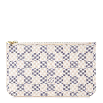 Louis Vuitton Damier Azur Neverfull PM Pochette 1 of 7