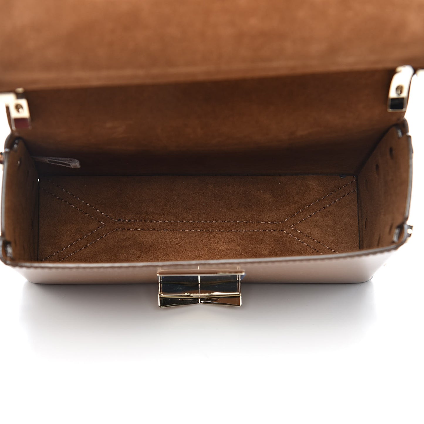 Spazzolato Lockett Petite Shoulder Bag Cacao