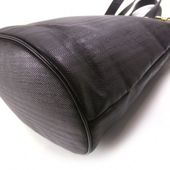 Fendi Vintage Leather Striped Tote 5 of 11