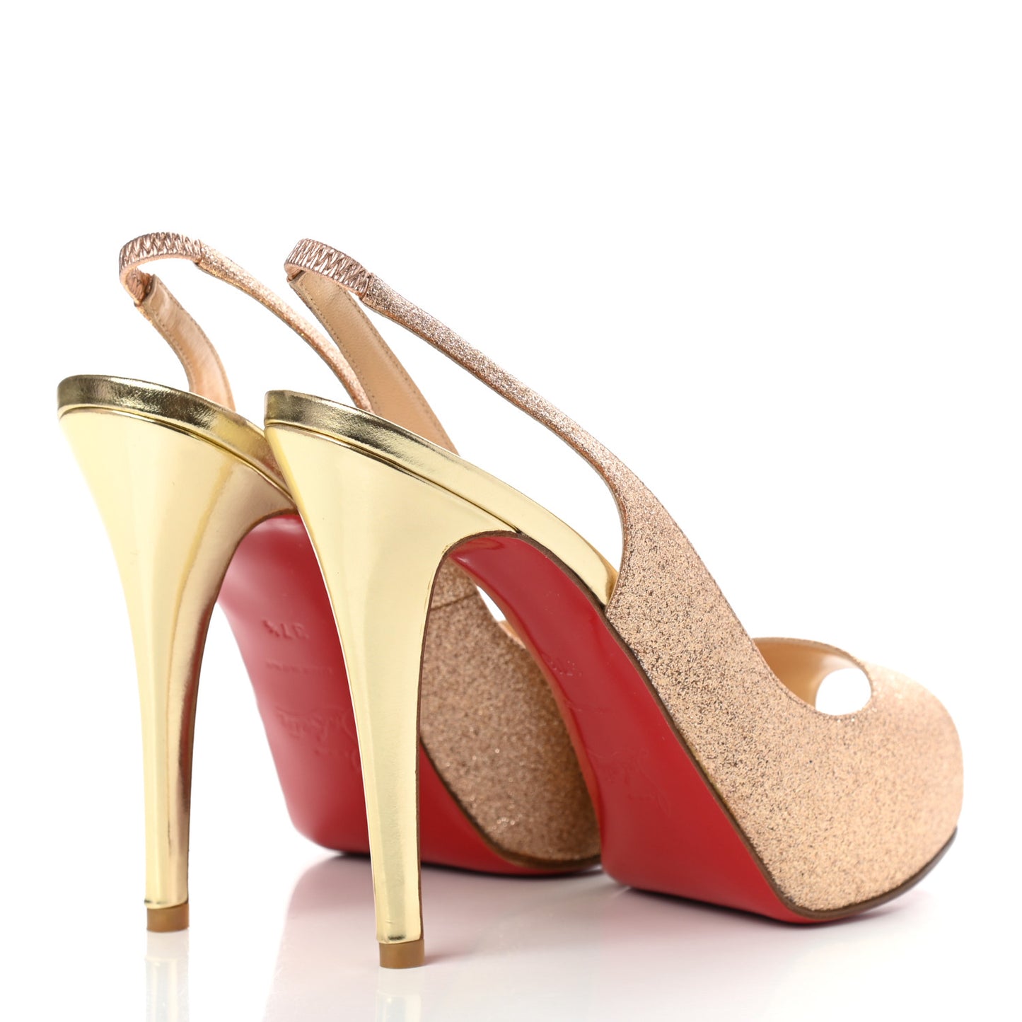 Glitter No Prive 120 Pumps 37.5 Gold