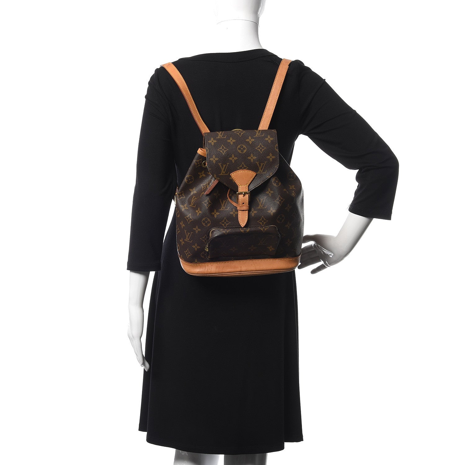 Louis Vuitton Monogram Montsouris MM Backpack 2 of 14