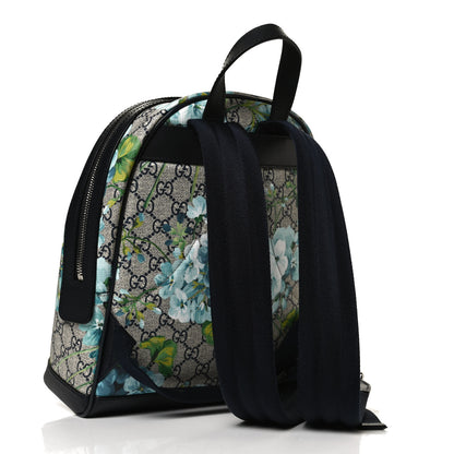 Gucci GG Supreme Monogram Blooms Small Day Backpack Blue 2 of 9