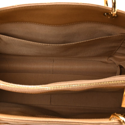 Chanel Caviar Quilted Grand Shopping Tote GST Beige 5 of 10