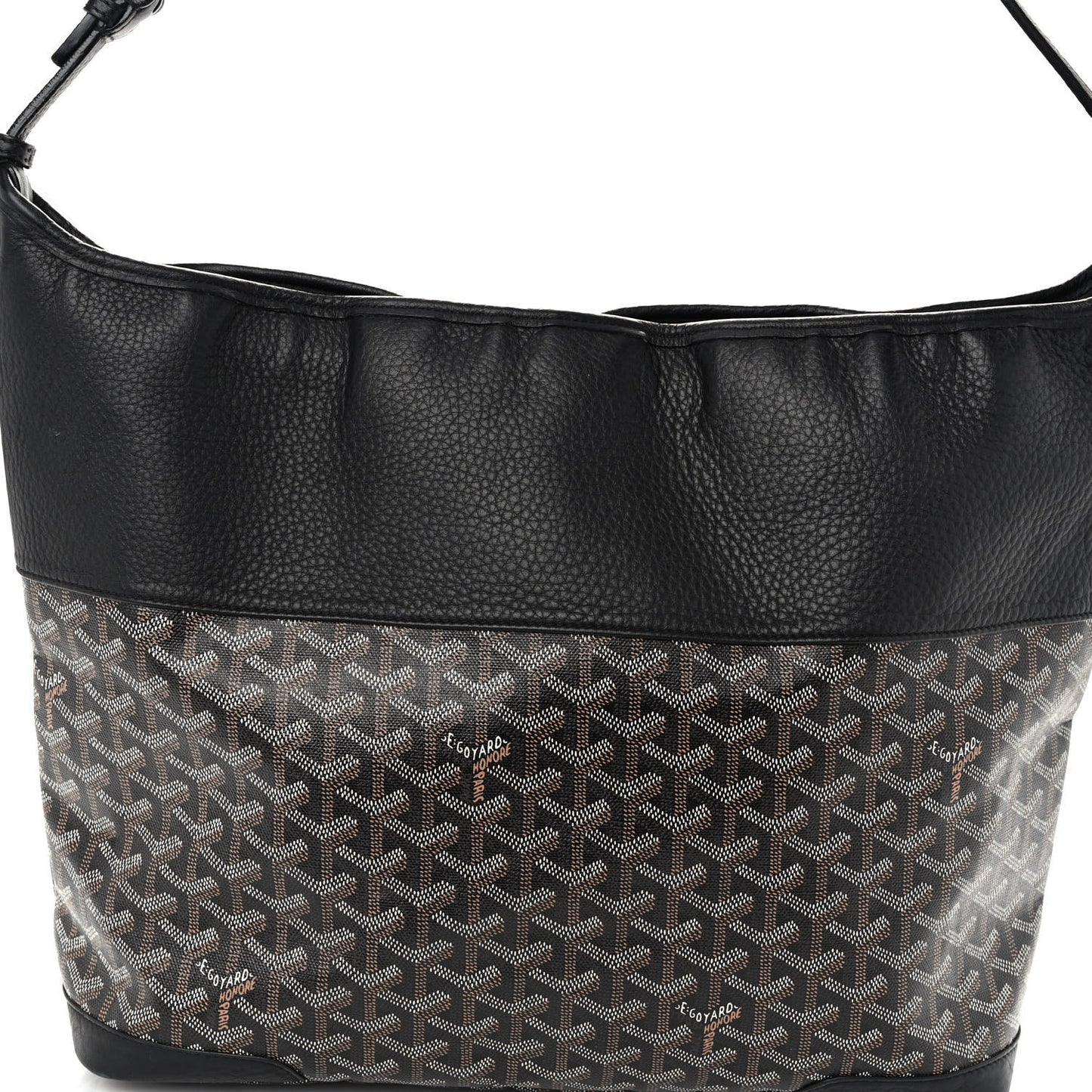 Goyardine Grenadines Hobo Black
