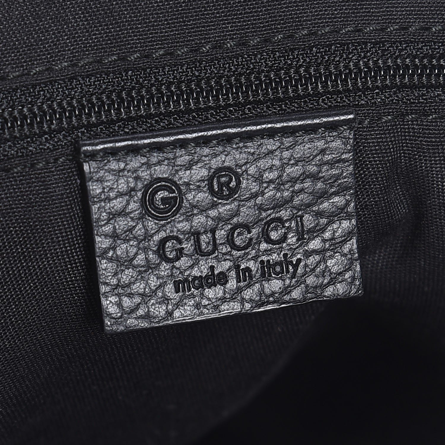 Gucci Nylon Monogram Medium Abbey Convertible Tote Black 6 of 7