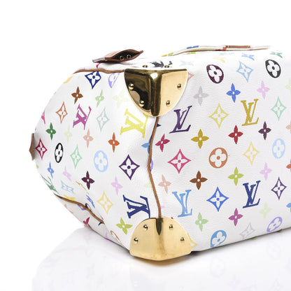 Louis Vuitton Monogram Multicolor Speedy 30 White 5 of 10