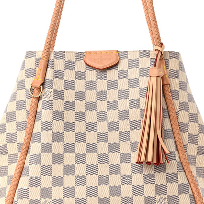 Louis Vuitton Damier Azur Propriano Rose Ballerine 7 of 9