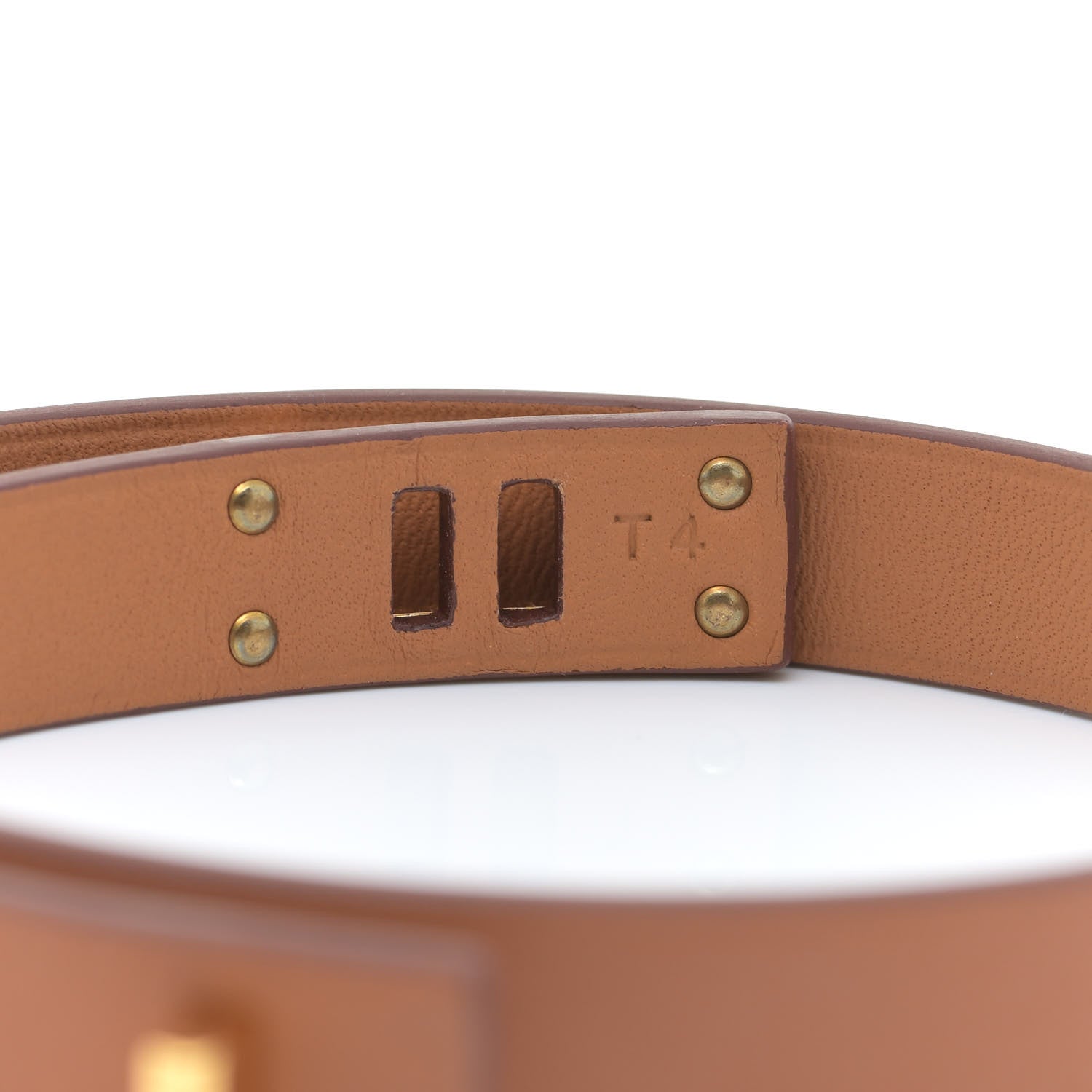 Hermes Swift Mini Dog Double Tour Bracelet T4 Gold 5 of 7