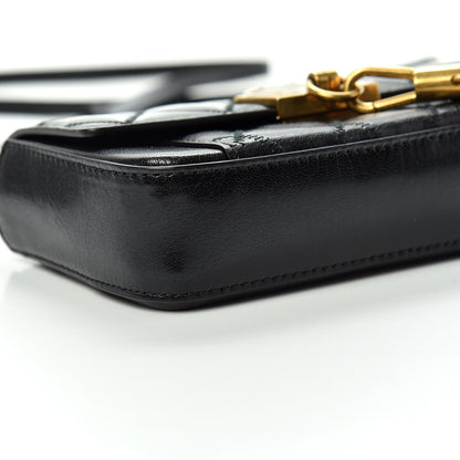 Givenchy Goatskin Quilted GV3 Mini Pocket Convertible Bag Black 6 of 10