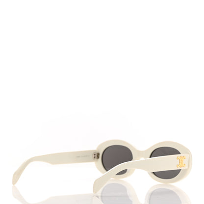 Celine Acetate Triomphe 01 Sunglasses CL 40194U White 4 of 7