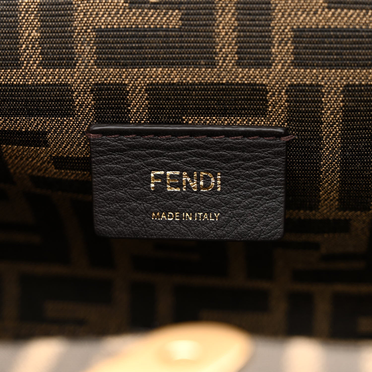 Fendi Shiny Nappa Small Fendi First Black 6 of 10