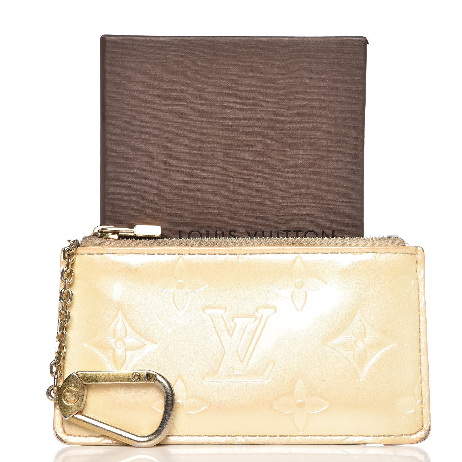 Louis Vuitton Vernis Key Pouch Perle 17 of 18