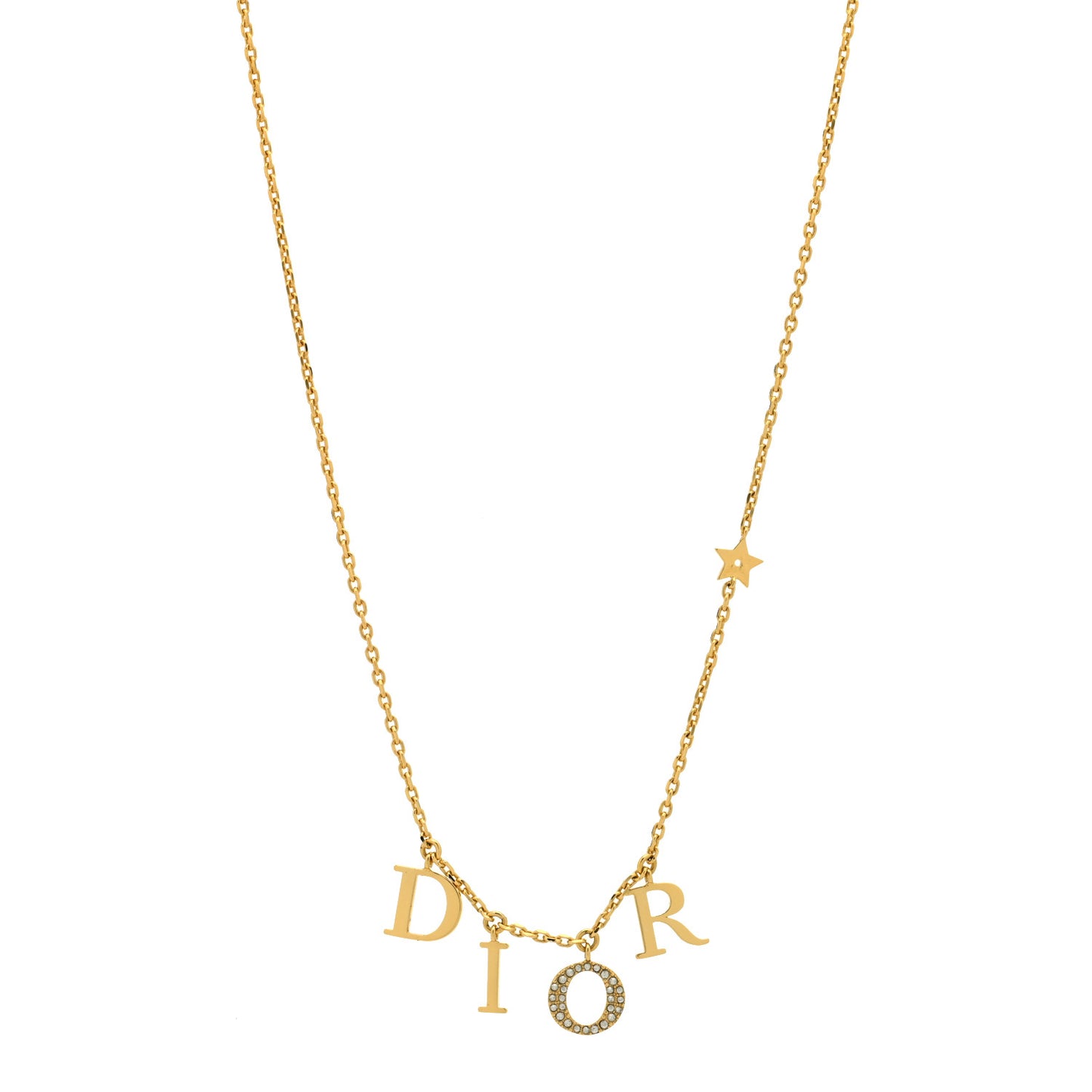 Crystal Dio(r)evolution Necklace Gold