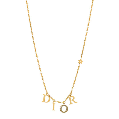 Christian Dior Crystal Dio(r)evolution Necklace Gold 1 of 4