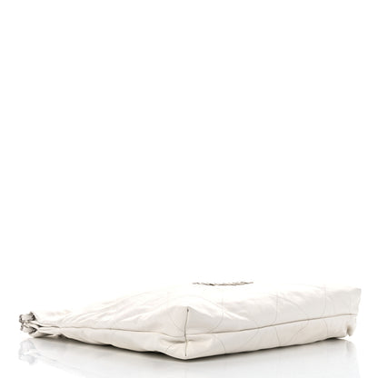 Chanel Shiny Calfskin Quilted Chanel 22 White 5 of 11