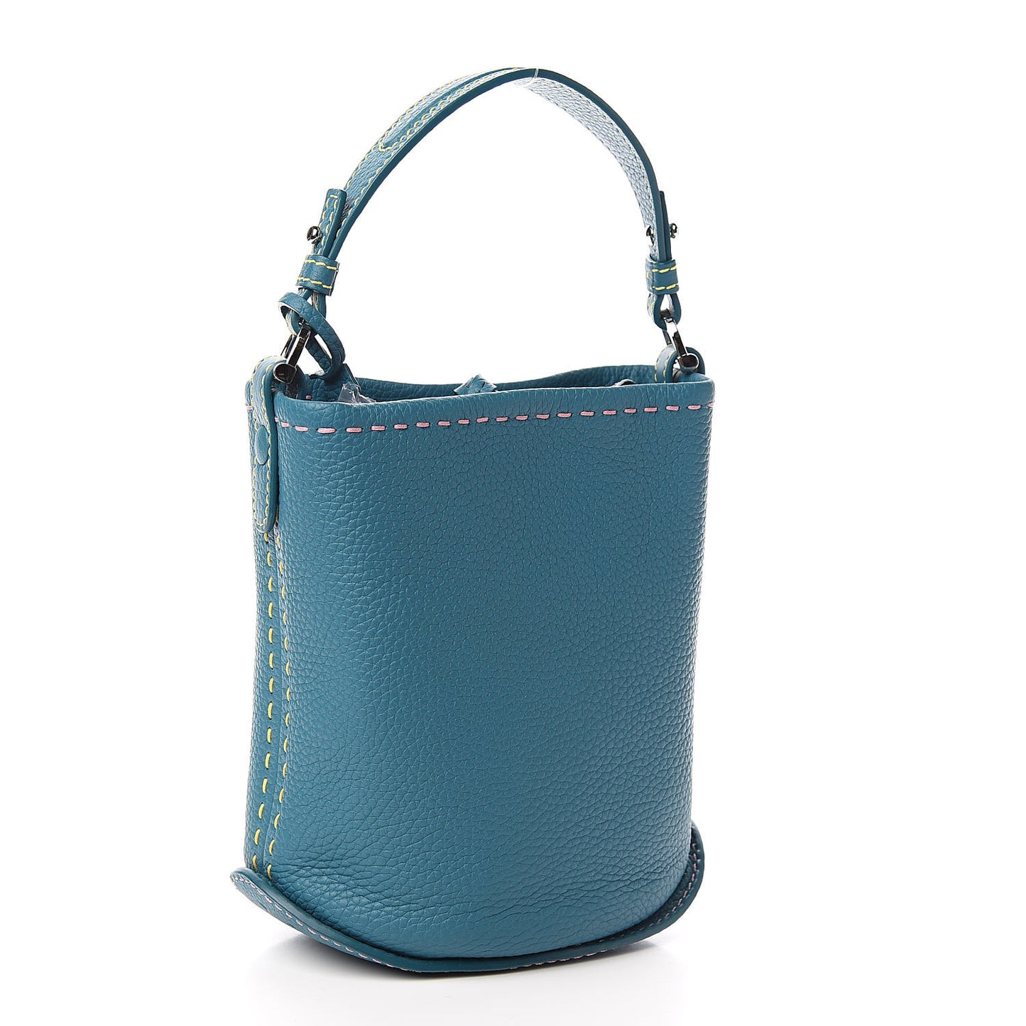 Taurillon Mini Pin Bucket Peacock