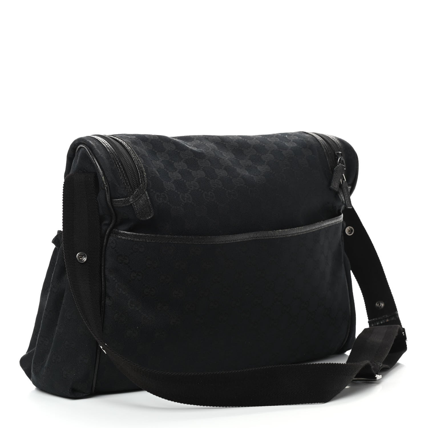 Gucci Monogram Large Diaper Bag Black 3 of 14
