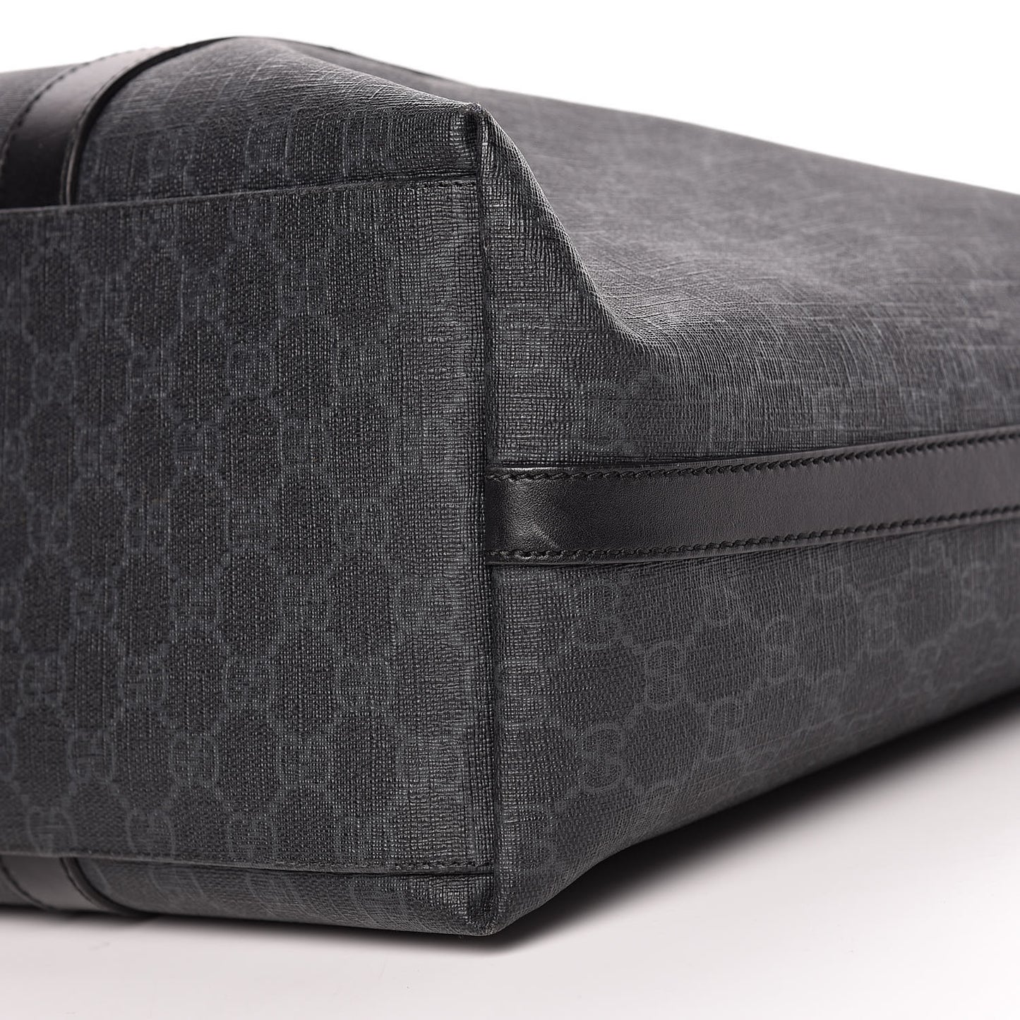 GG Supreme Monogram Tote Black Grey
