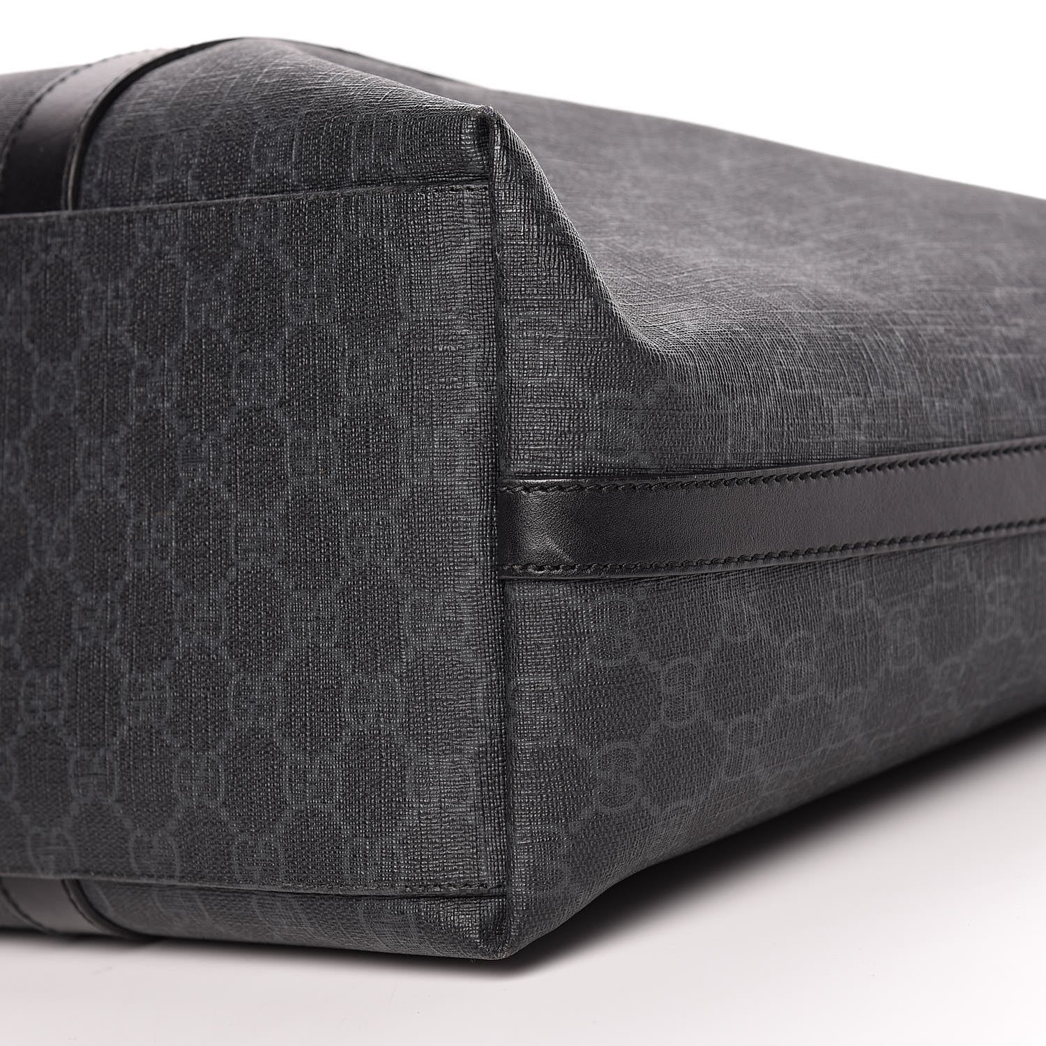 Gucci GG Supreme Monogram Tote Black Grey 14 of 15