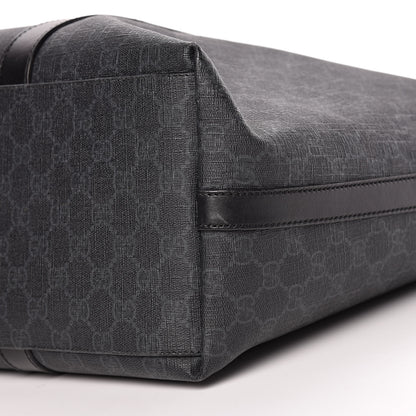 Gucci GG Supreme Monogram Tote Black Grey 14 of 15