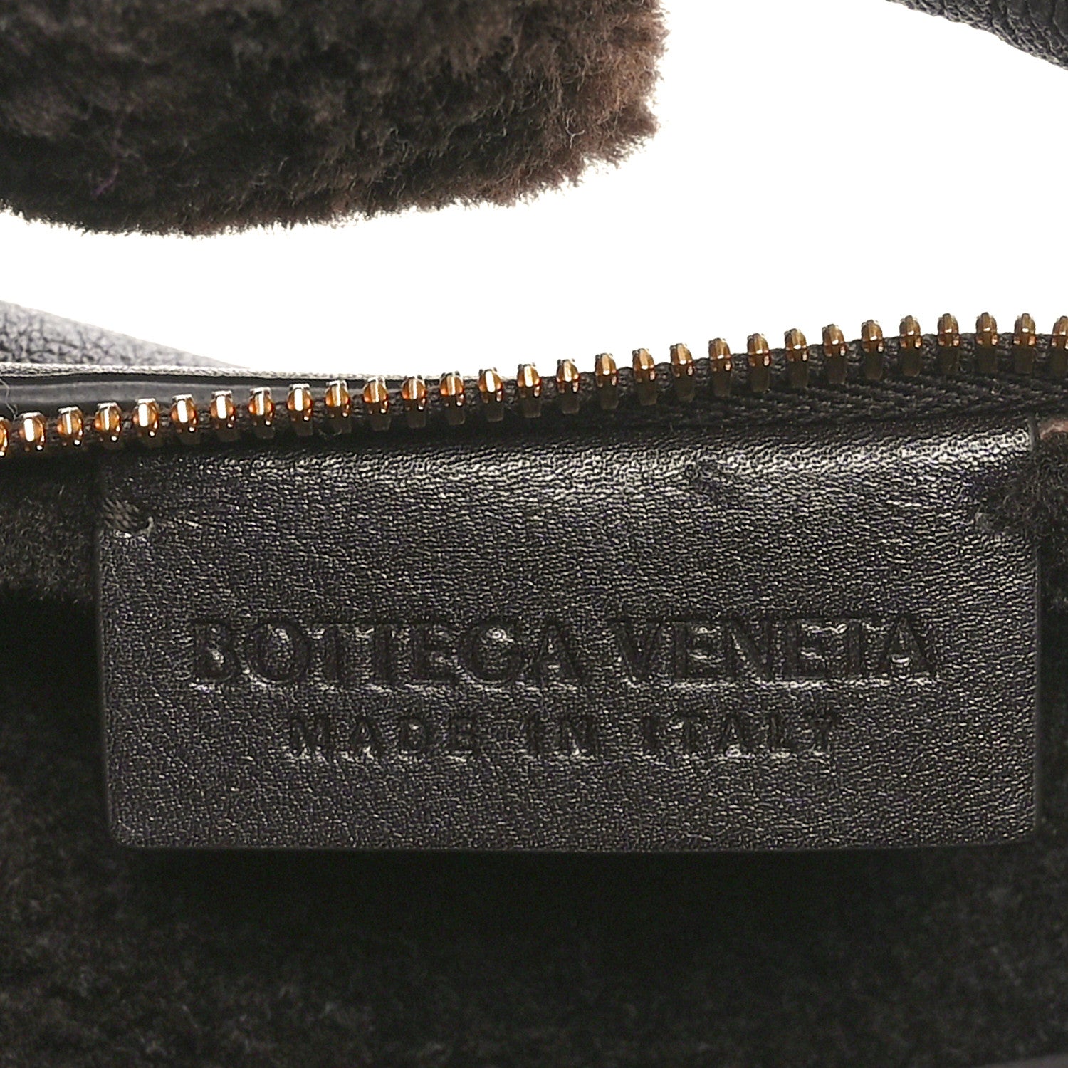 Bottega Veneta Calfskin Shearling Aviator Mini Jodie Dark Brown Fondant 6 of 9