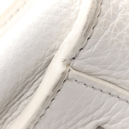 The Row Grained Calfskin Soft Margaux 17 White 13 of 13