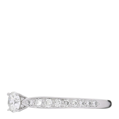 Tiffany Platinum Diamond .21ct Round Brilliant Harmony Engagement Ring 49 5 4 of 6