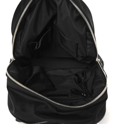 Burberry Nylon Logo Print Backpack Black 5 of 12