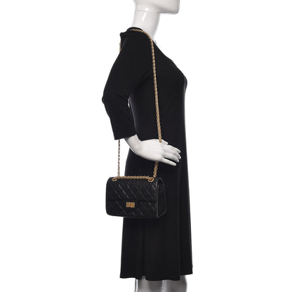 Chanel Aged Calfskin Quilted 2.55 Reissue 224 Flap Black 2 of 11